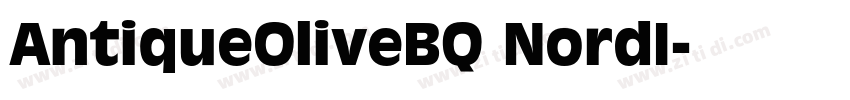 AntiqueOliveBQ NordI字体转换